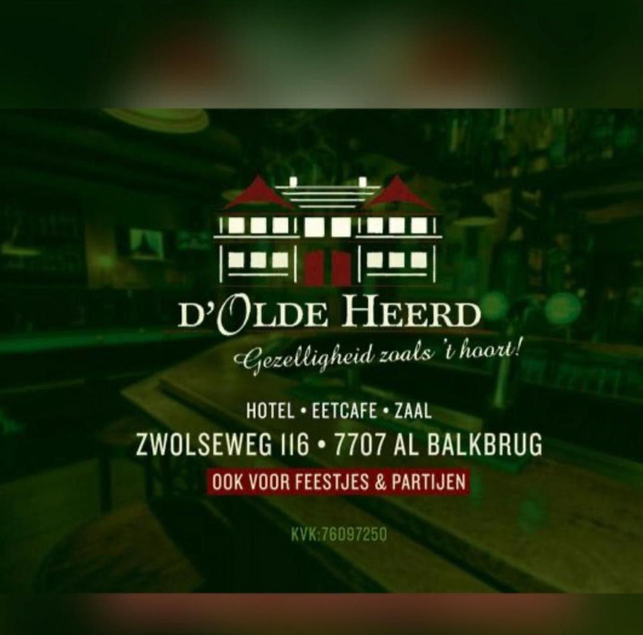 Hotel-Eetcafe D'Olde Heerd Balkbrug Luaran gambar